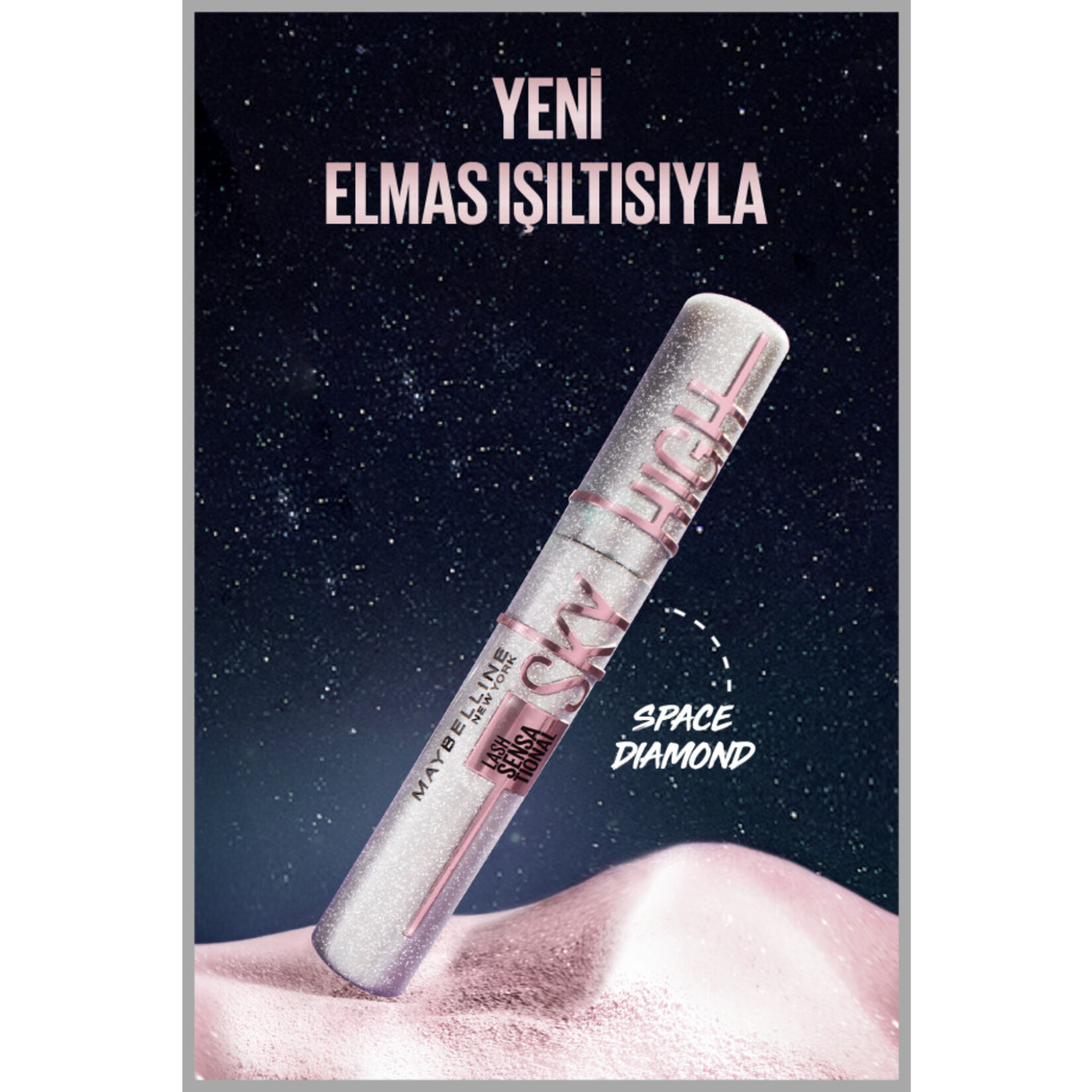 Maybelline New York Sky High Space Diamond Maskara - Görsel 4