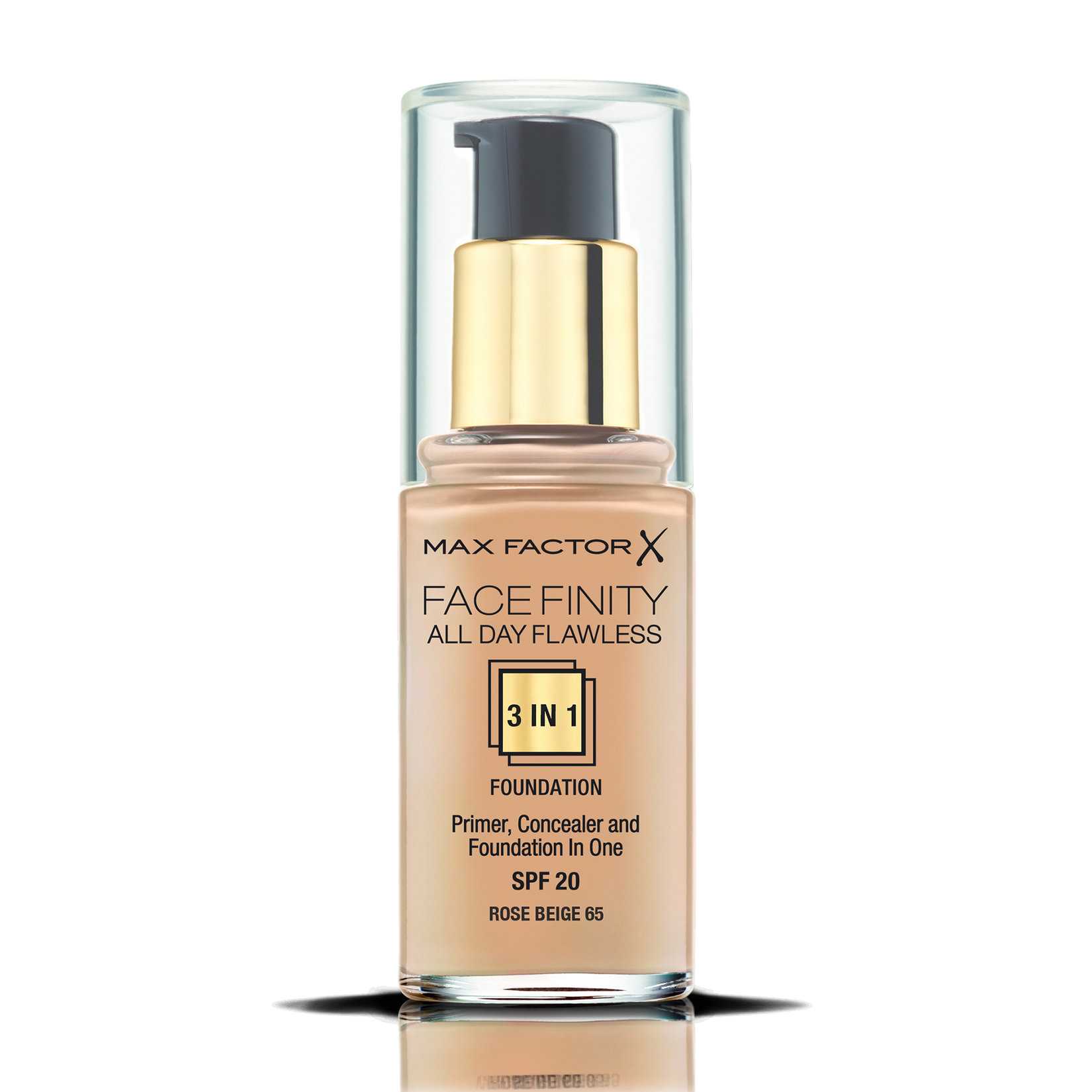 Max Factor Face Finity 3-In-1 Fdn Rose Beige 65