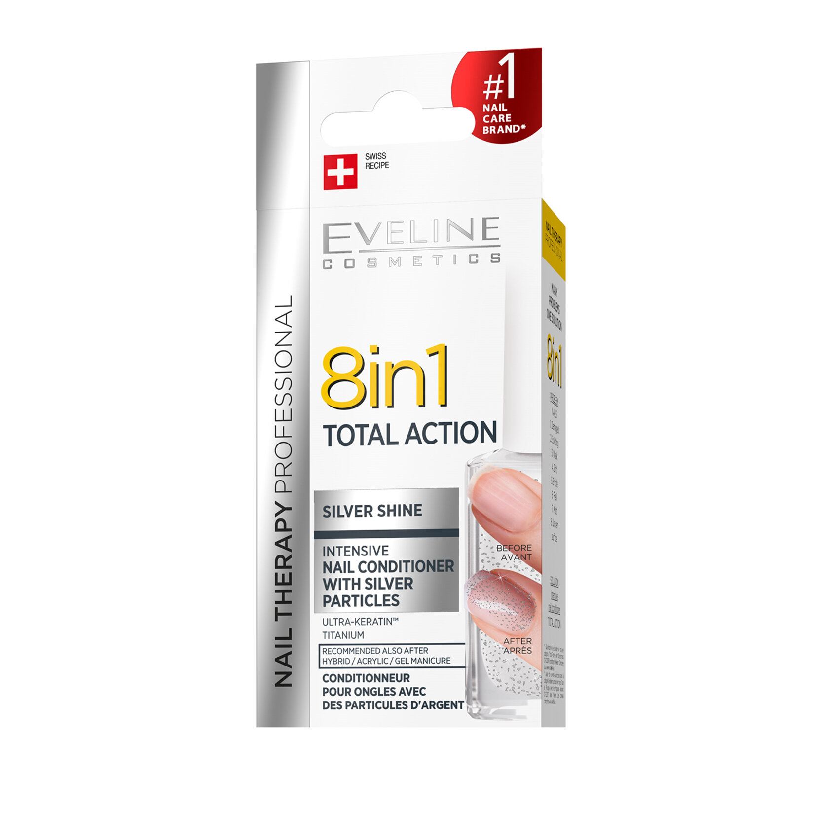 Eveline Nail Therapy Conditioner 8 in 1 Silver