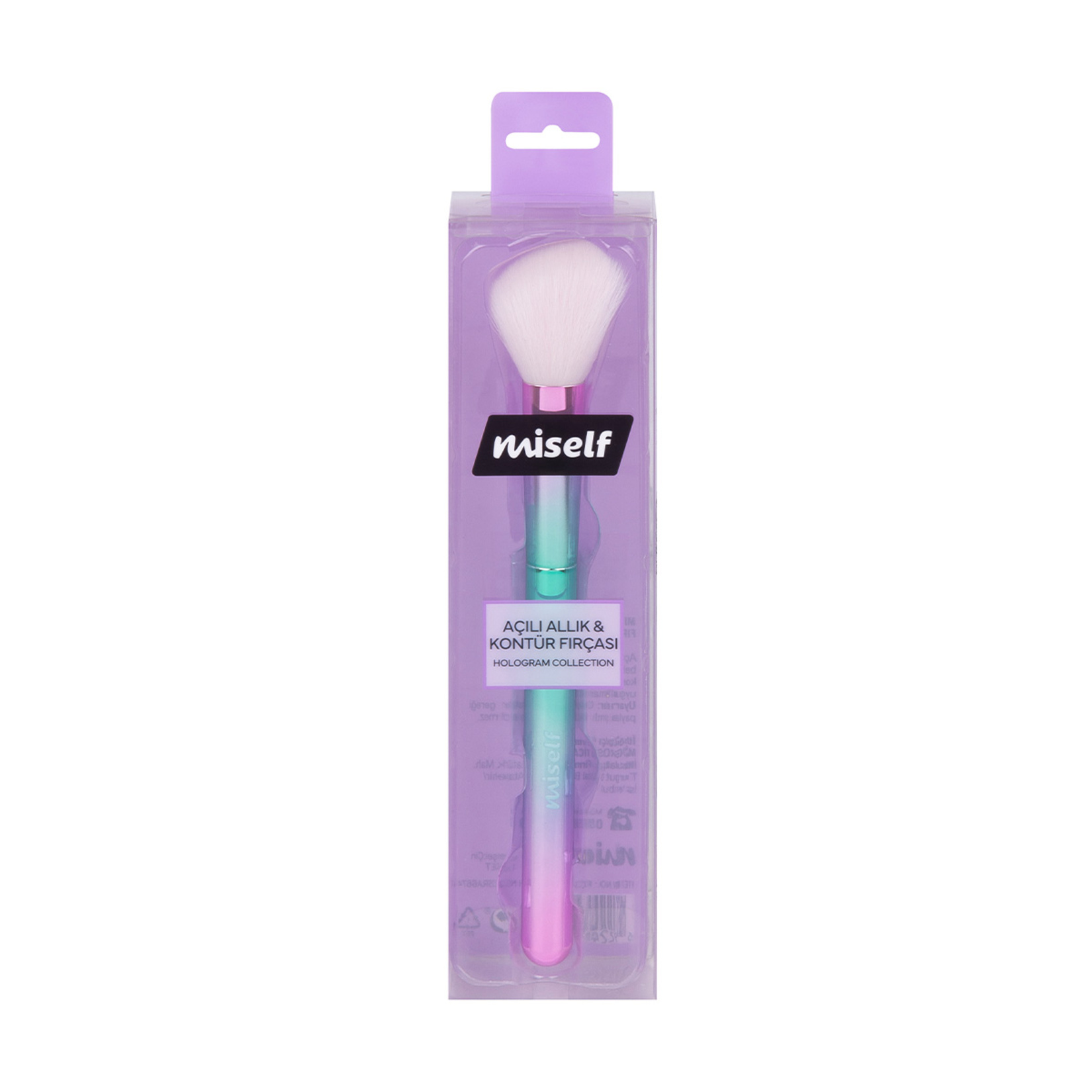 Miself Açılı Allık ve Kontür Fırçası - Görsel 2