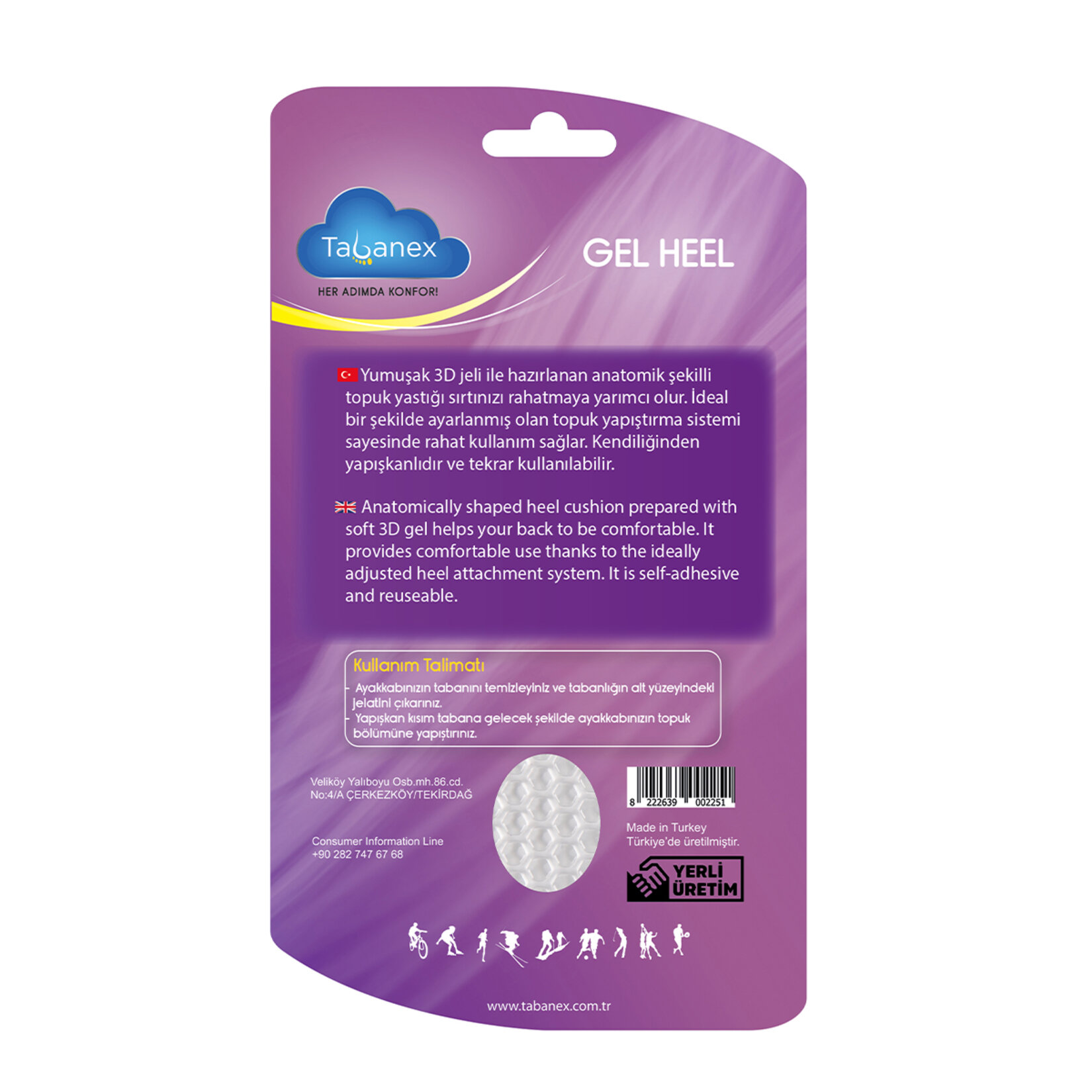 Tabanex Gel Heel Kadın - Görsel 2