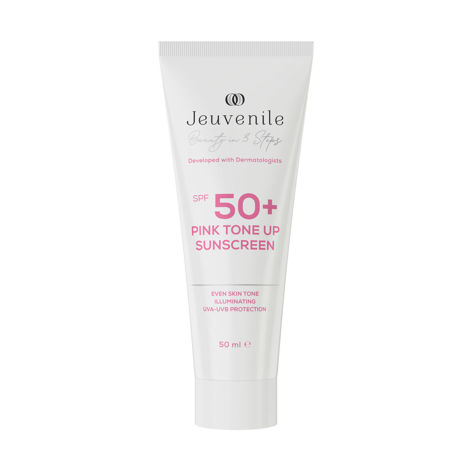Jeuvenile Renk Tonu Eşitleyici Pembe Güneş Kremi SPF 50 50 ml