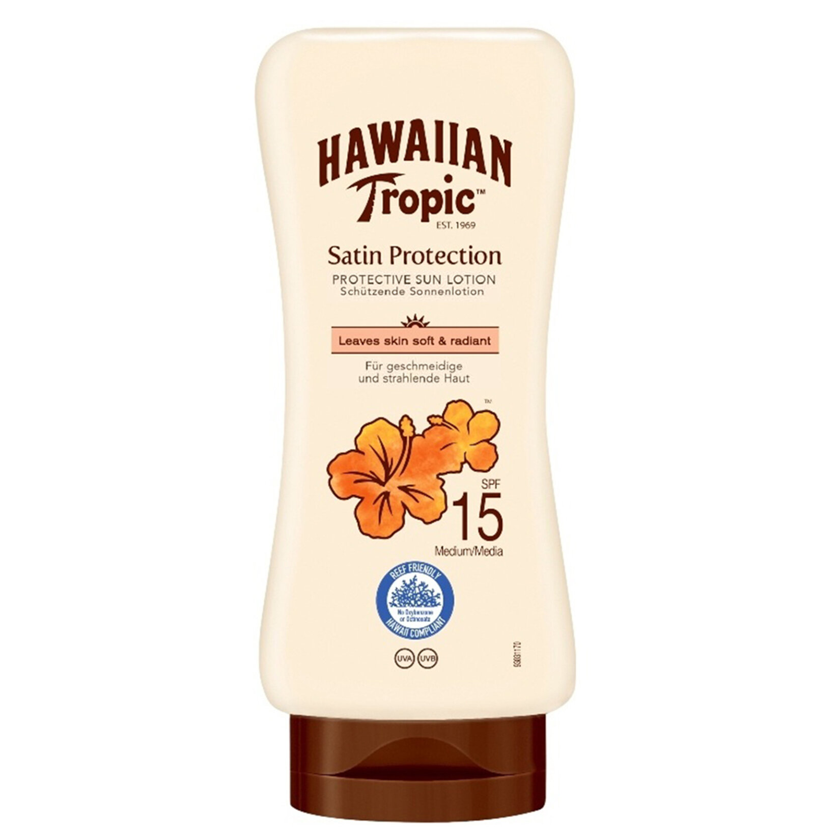 Hawaiian Tropic Satin Protection Güneş Losyonu SPF 15 180 ml - Görsel 1