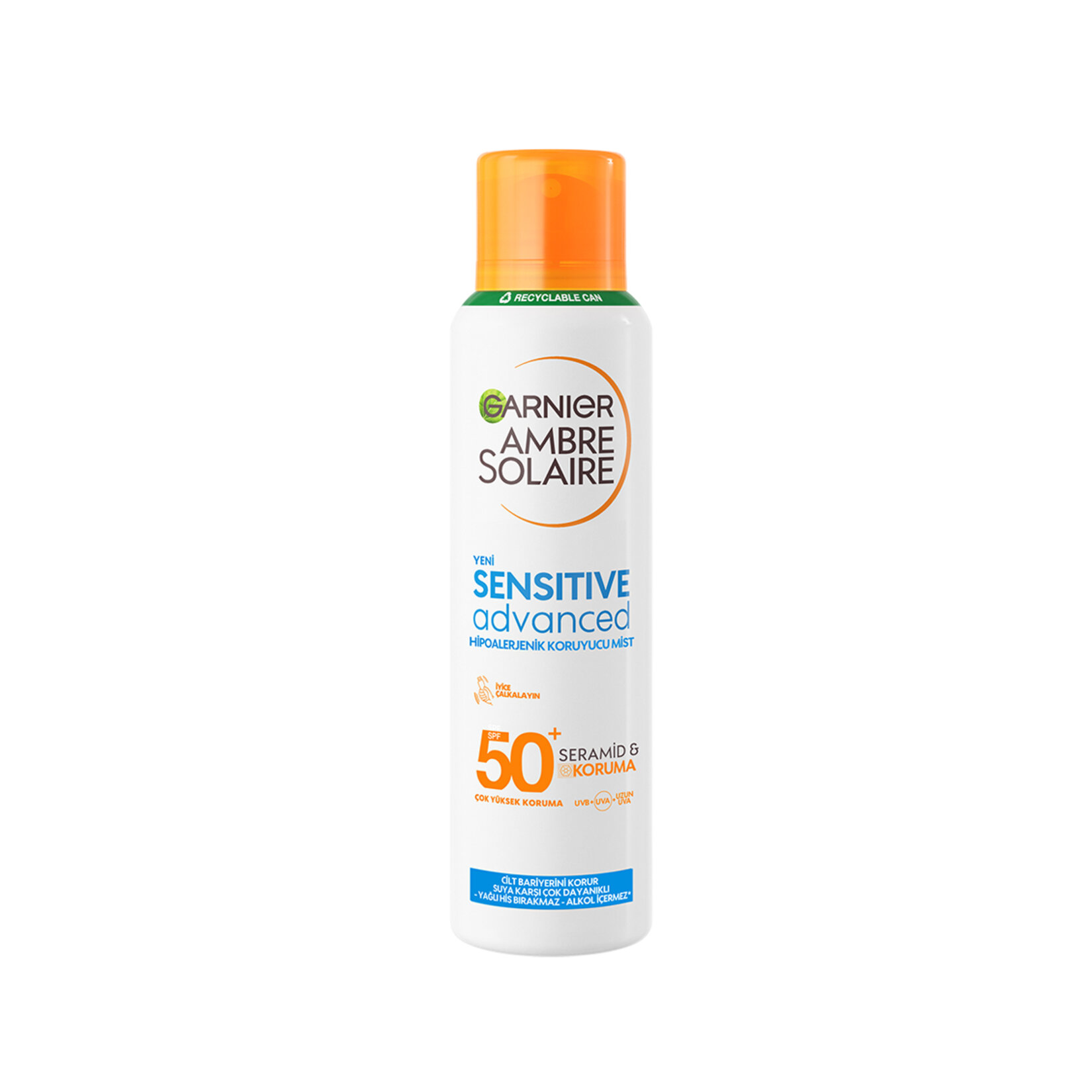 Garnier Ambre Solarie Hipoalerjenik Koruyucu Güneş Misti SPF 50+ 150 Ml