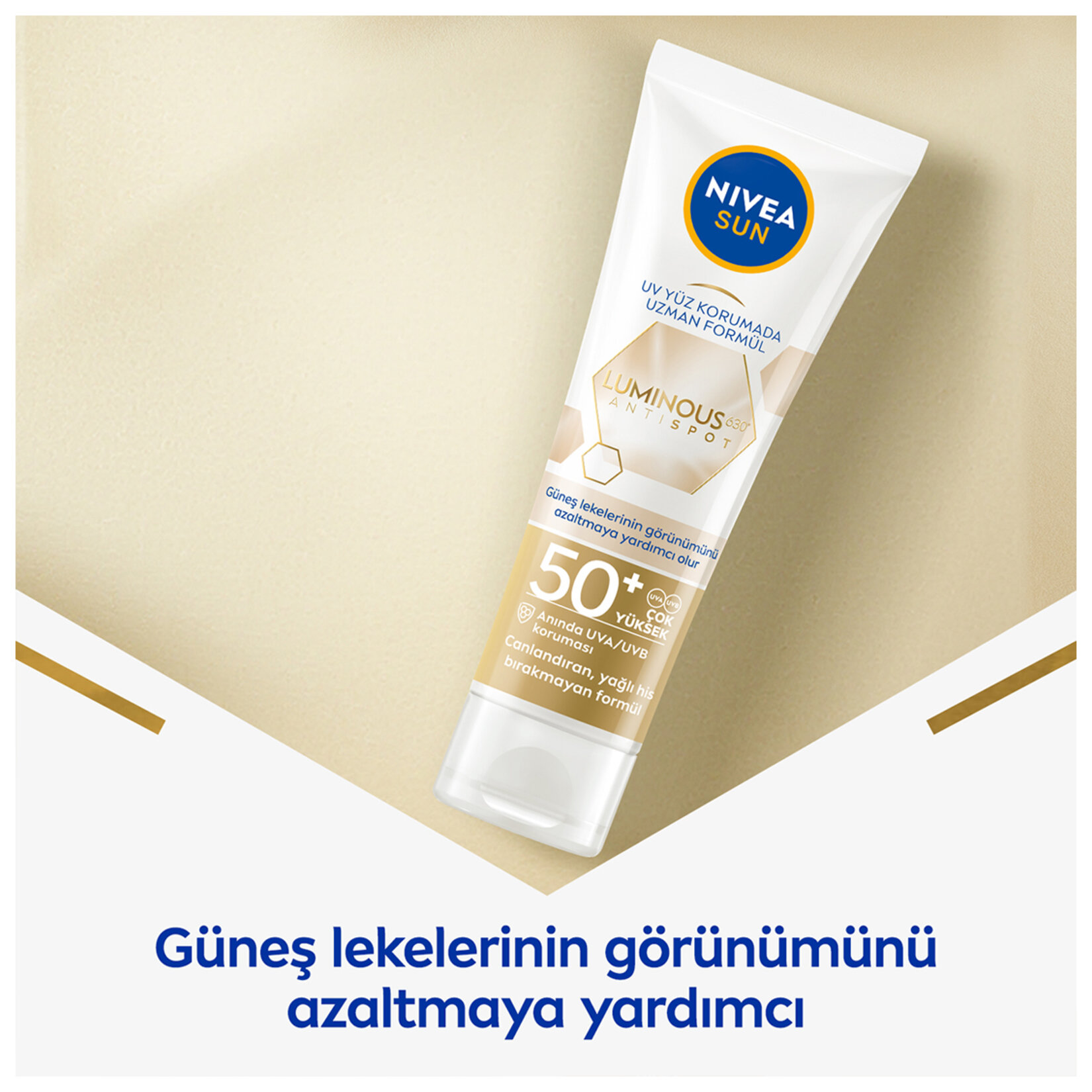 Nivea Sun Luminous630 Leke Karşıtı Koruyucu Yüz Kremi SPF 50 40 ml - Görsel 3
