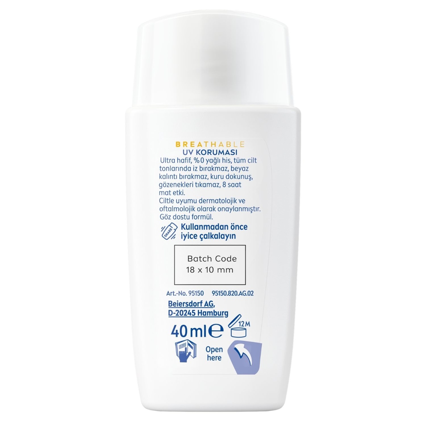 NIVEA SUN SPF50 Hafif Dokulu Güneş Koruyucu Yüz Kremi 40 Ml - Görsel 2