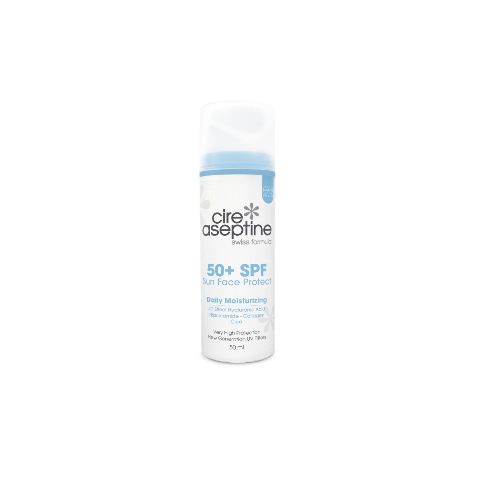Cire Aseptine Yüz Güneş Koruyucu Günlük Nemlendirici SPF50 50 Ml