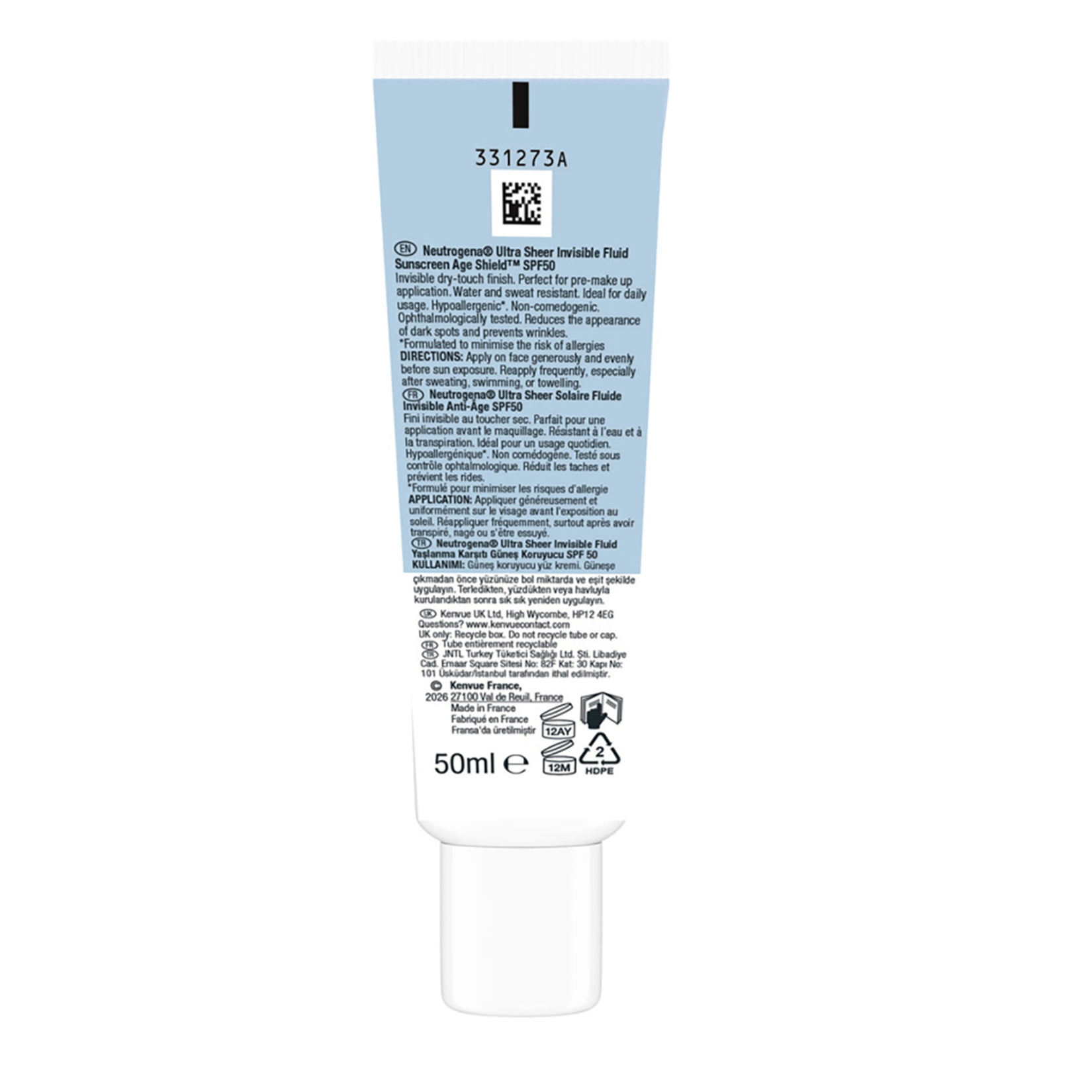 Neutrogena Yaşlanma Karşıtı Güneş Koruyucu SPF50 50 Ml - Görsel 2