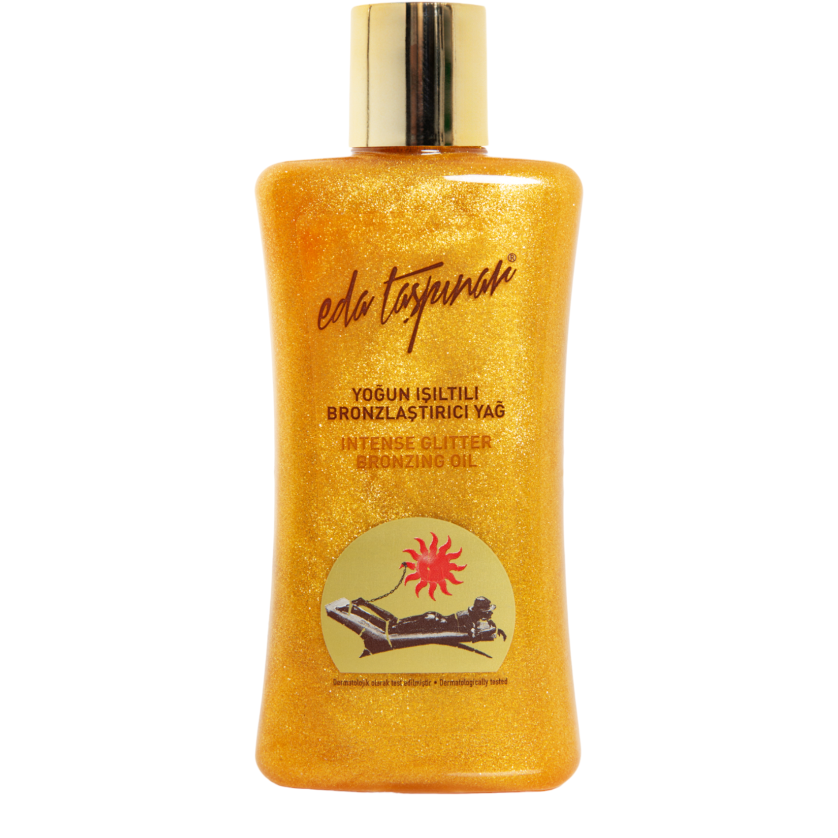 Eda Taşpınar Yoğun Işıltılı Bronzlaştırıcı Yağ 200 ml - Görsel 1