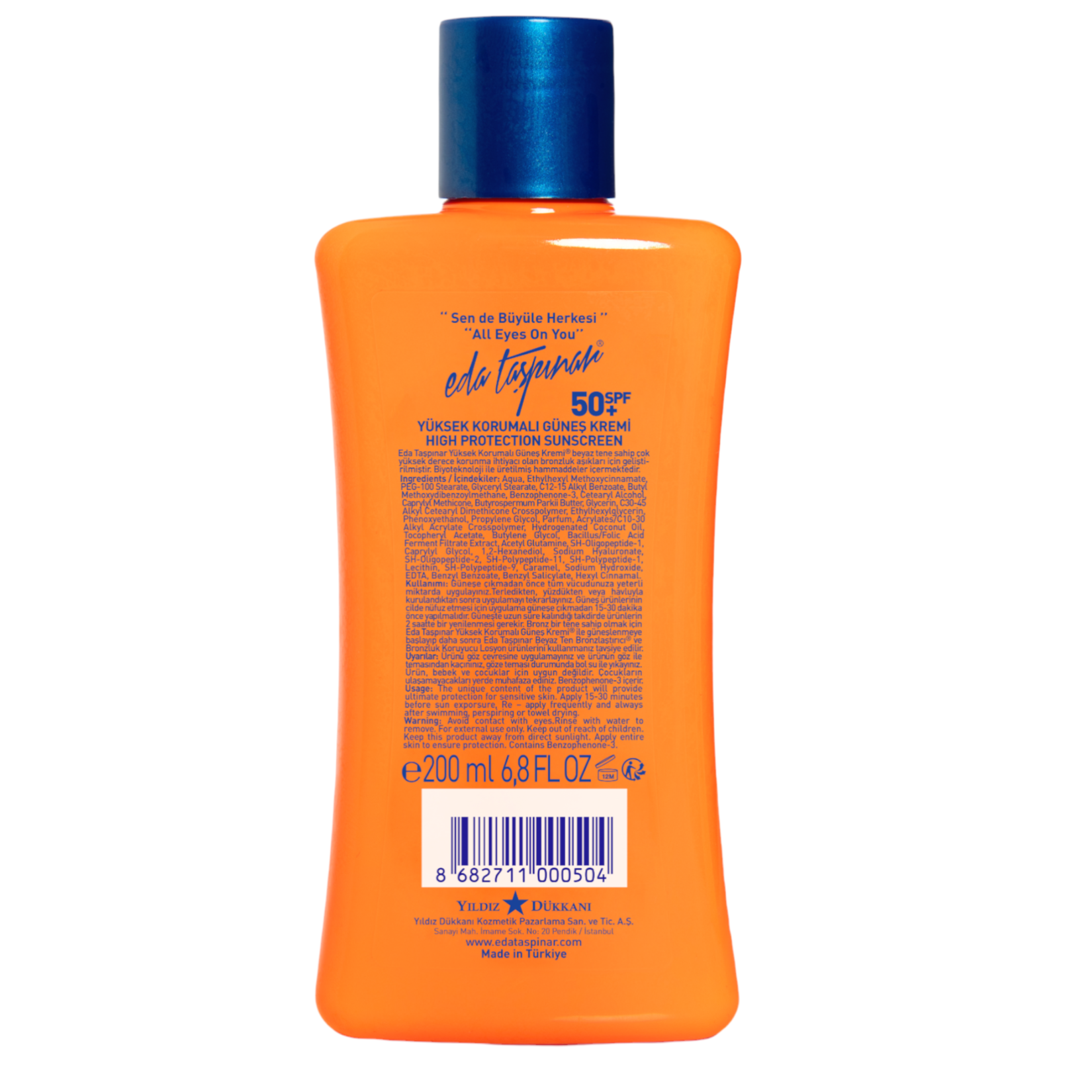 Eda Taşpınar Yüksek Korumalı Güneş Kremi SPF 50+ 200 ml - Görsel 2