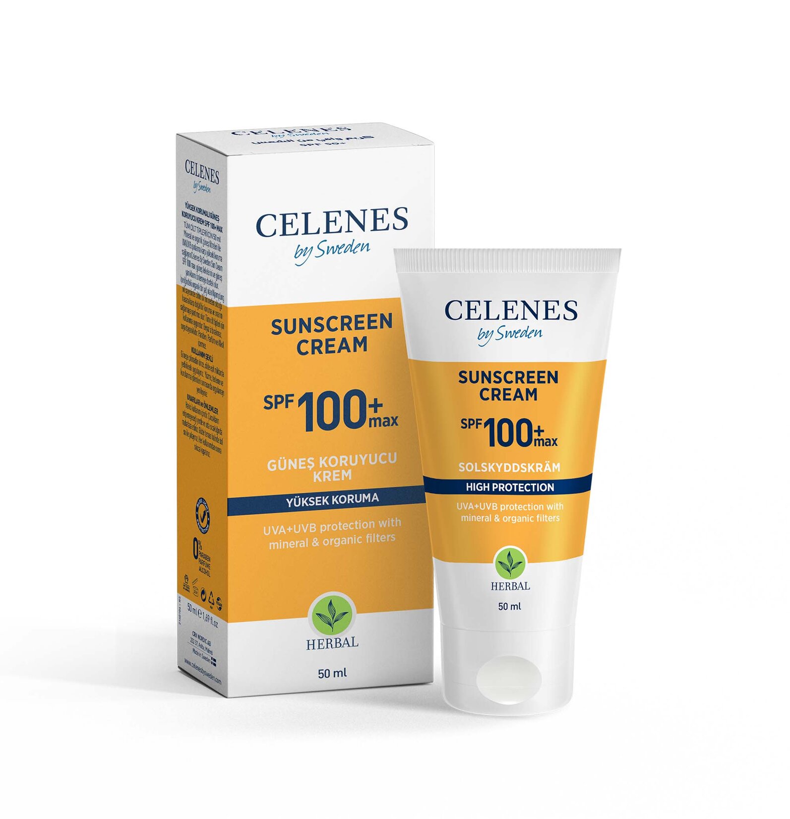 Celenes Herbal Güneş Koruyucu Krem SPF 100+ 20 ml