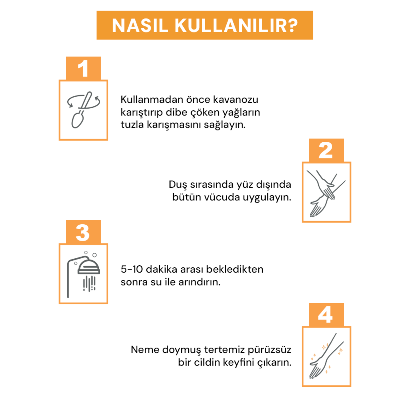 Sinoz Arındırıcı ve Nemlendrici Vücut Peelingi 300 G - Görsel 4