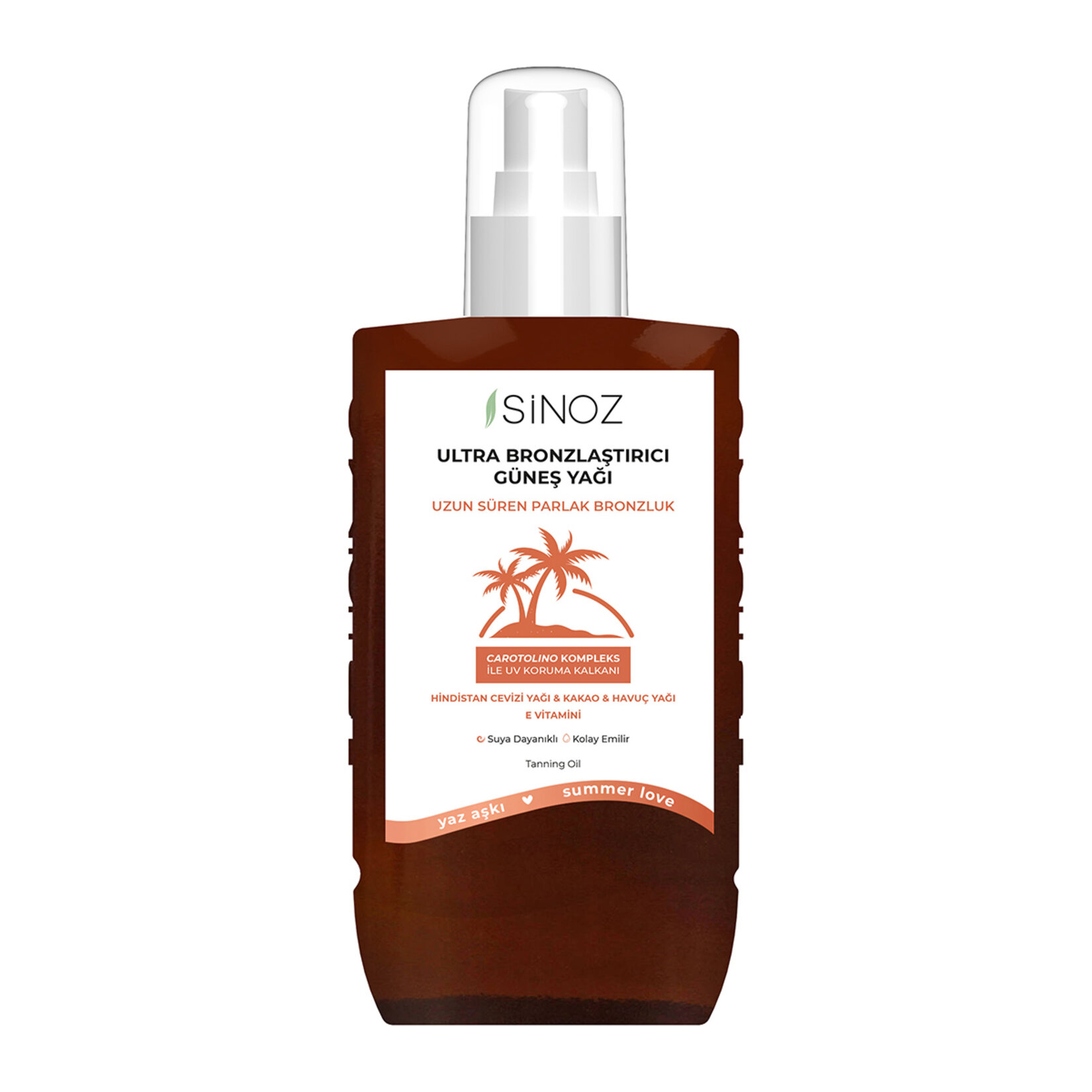 Sinoz Kusursuz Bronzlaştırıcı Güneş Yağı Sprey 200Ml
