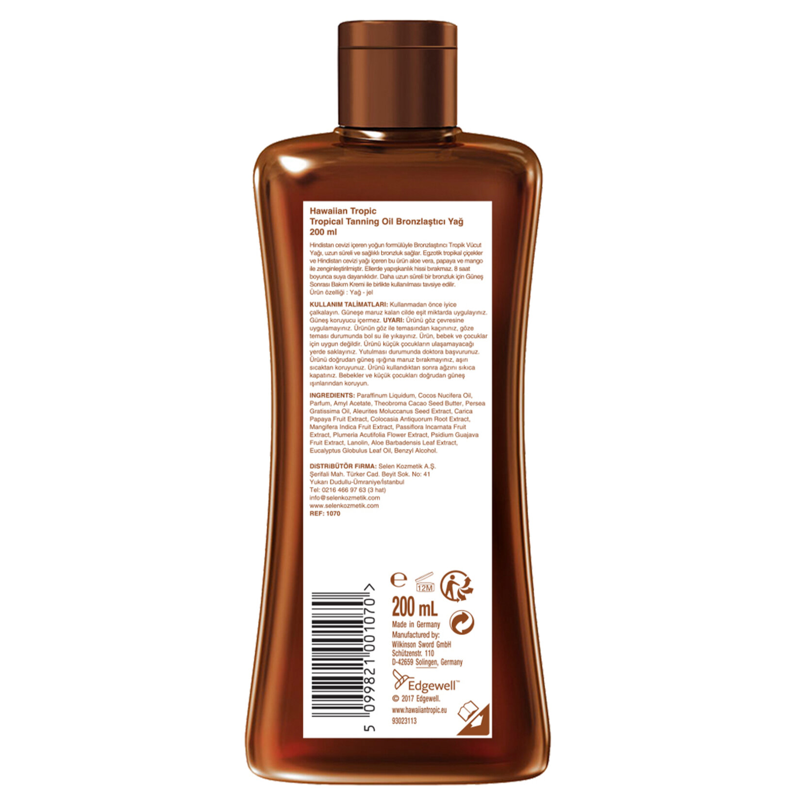 Hawaiian Tropic Coconut Dark Oil 200 Ml - Görsel 2