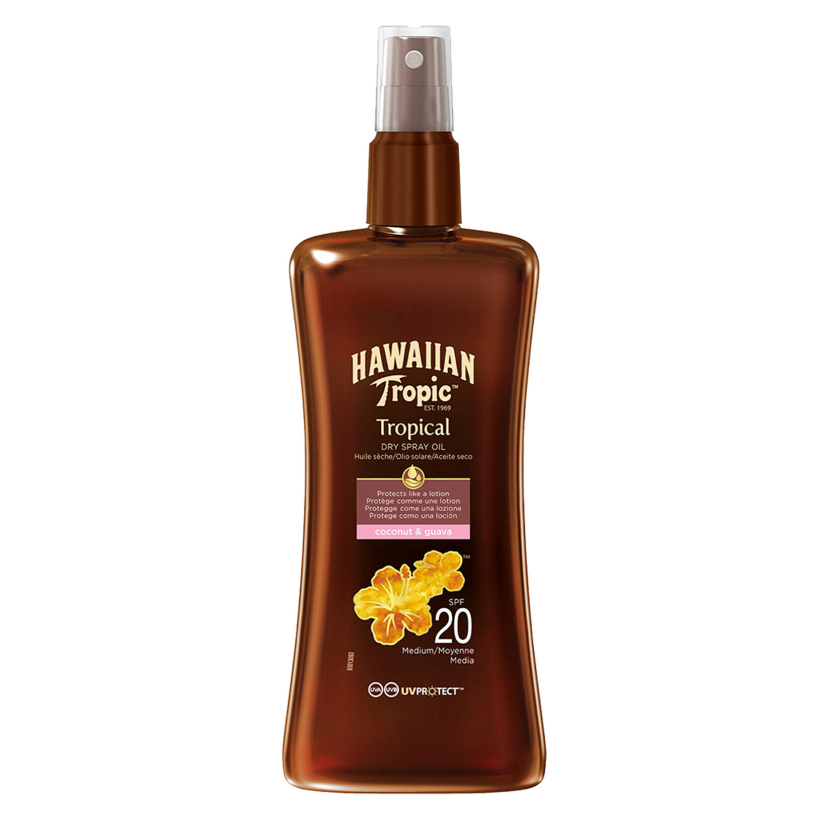 Hawaiian Tropic Protection Carrot Oil Sprey SPF 20 200 ml - Görsel 1
