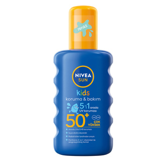 NIVEA SUN SPF50 Çocuklar İçin Yüksek Güneş Koruyucu Vücut Spreyi 200 Ml