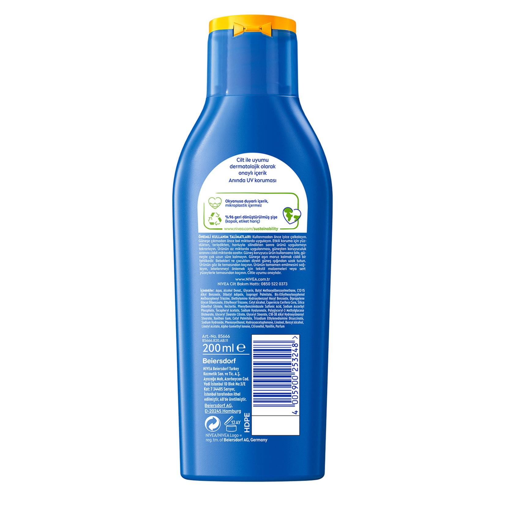 NIVEA SUN SPF50 Yüksek Güneş Koruyucu Vücut Losyonu 200 Ml - Görsel 2