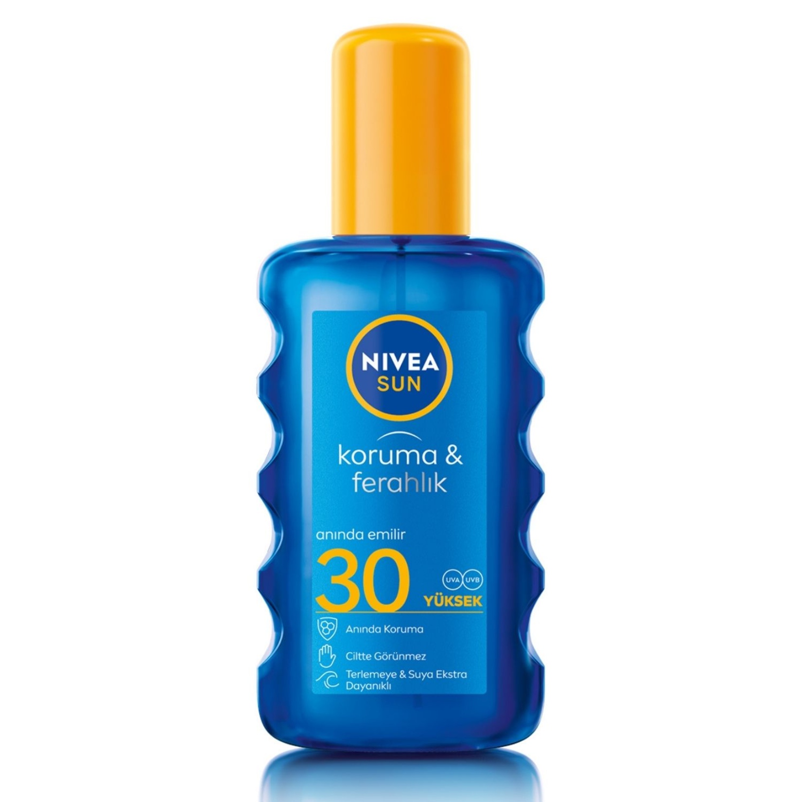 NIVEA SUN SPF30 Güneş Koruyucu ve Ferahlatıcı Transparan Vücut Spreyi 200 Ml - Görsel 1
