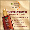 Garnier Ambre Solaire İdeal Bronzluk Güneş Koruyucu Yağ SPF15 150ML - Görsel 3