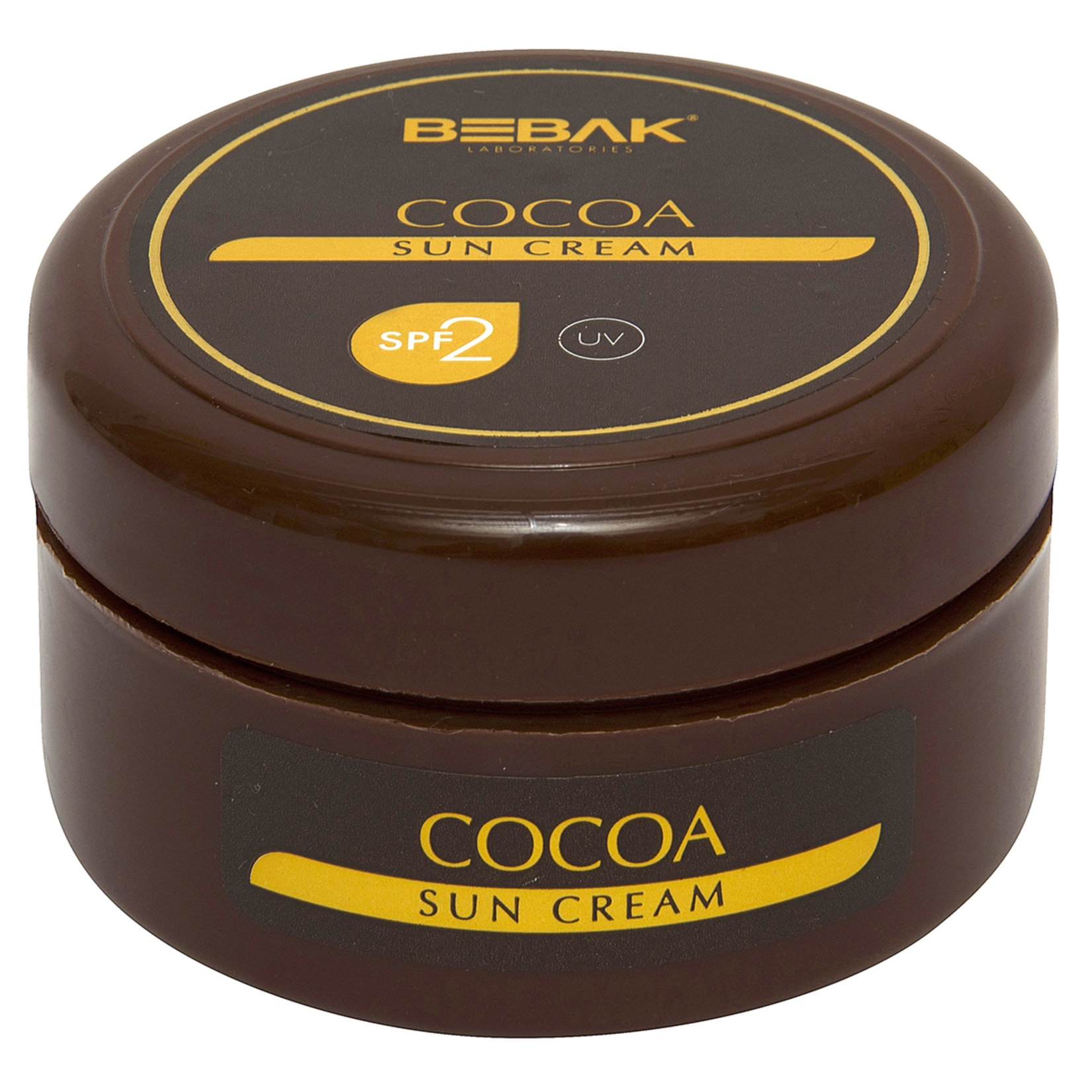 Bebak Kakao Özlü UV Korumalı Kavanoz Güneş Kremi SPF 2 100 ml