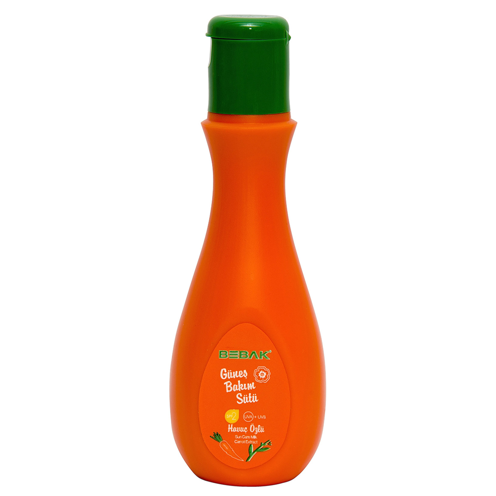 Bebak Havuç Özlü Güneş Bakım Sütü SPF 2 120 ml