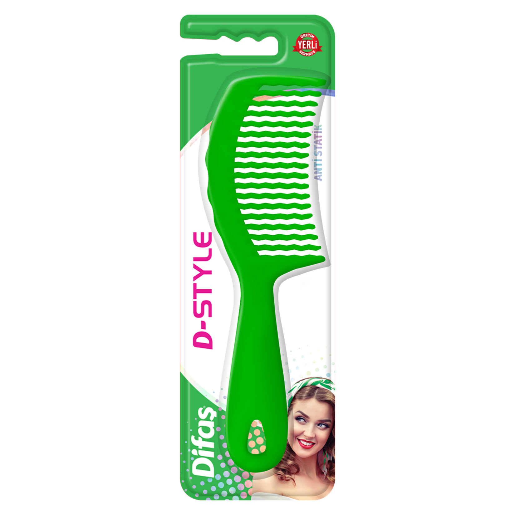 Difaş D-style Saplı Zigzag Tarak 2014 - Görsel 4