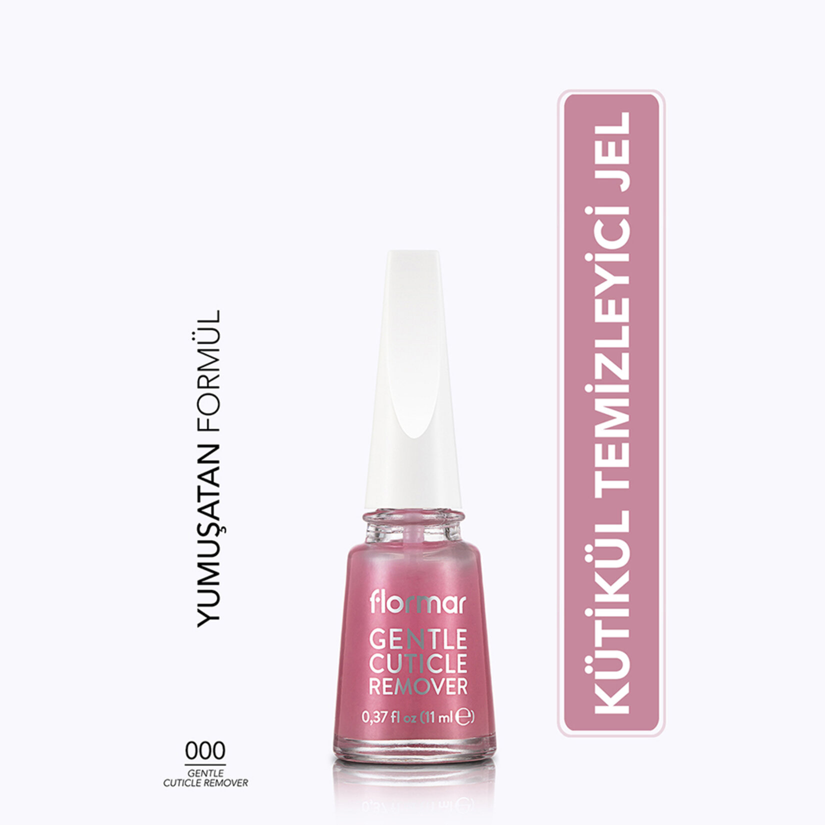 Flormar Gentle Cuticle Remover Tırnak Eti Yumuşatıcı ve Temizleyici Bakım Jeli - 000 (Transparan) - Görsel 2