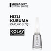 Flormar Quick Dry Extra Shine Hızlı Kurutan Yoğun Parlak Son Kat Tırnak Cilası - 000 (Transparan) - Görsel 4