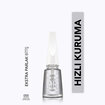 Flormar Quick Dry Extra Shine Hızlı Kurutan Yoğun Parlak Son Kat Tırnak Cilası - 000 (Transparan) - Görsel 2