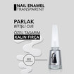 Flormar Nail Enamel Uzun Süre Kalıcı Besleyici Oje - 301 Glass Effect - Görsel 5