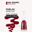 Flormar Nail Enamel Uzun Süre Kalıcı Besleyici Oje - 406 Dark Red - Görsel 5