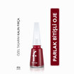 Flormar Nail Enamel Uzun Süre Kalıcı Besleyici Oje - 406 Dark Red - Görsel 2