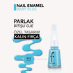 Flormar Nail Enamel Uzun Süre Kalıcı Besleyici Oje - 423 Baby Blue - Görsel 5