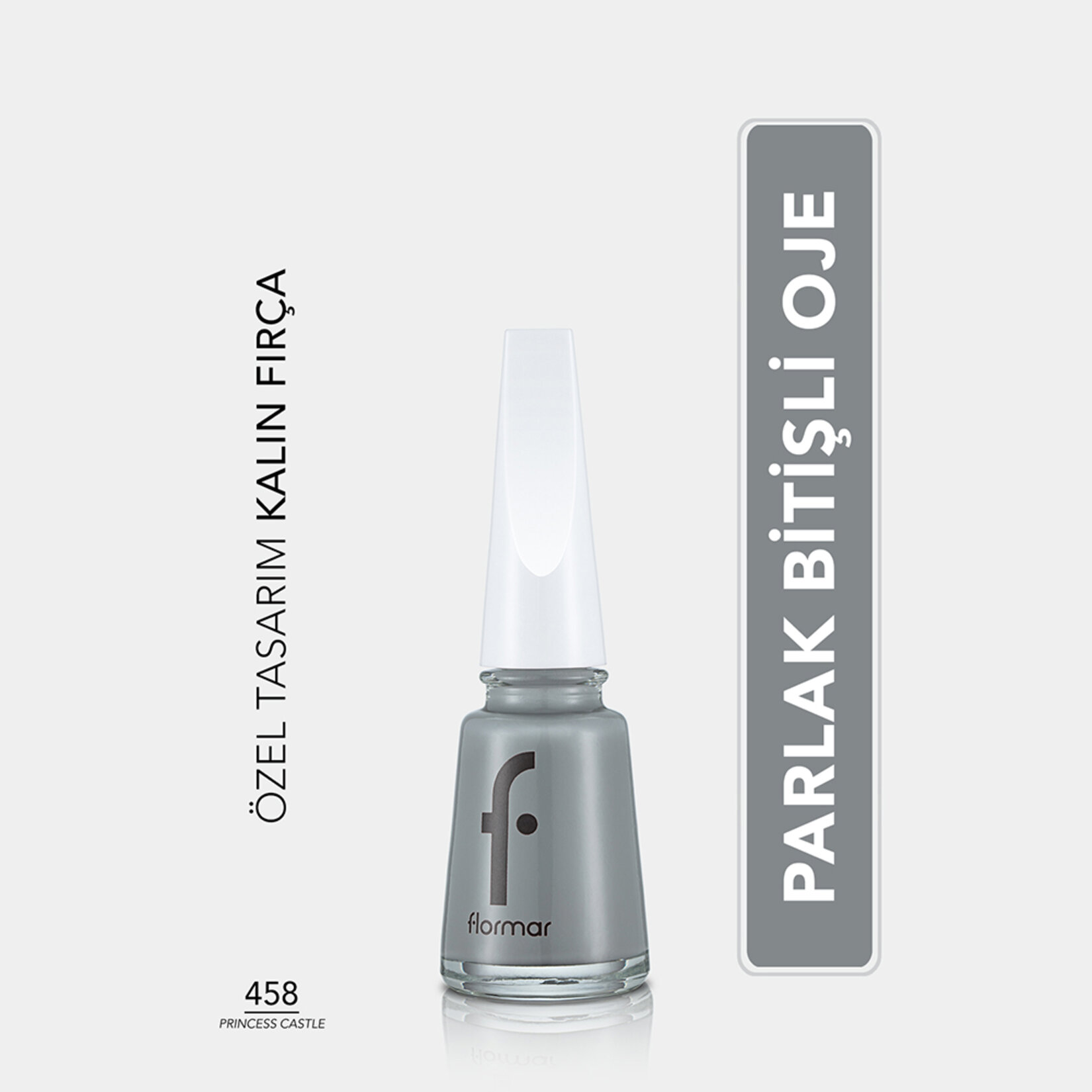 Flormar Nail Enamel Uzun Süre Kalıcı Besleyici Oje - 458 Princess Castle - Görsel 2