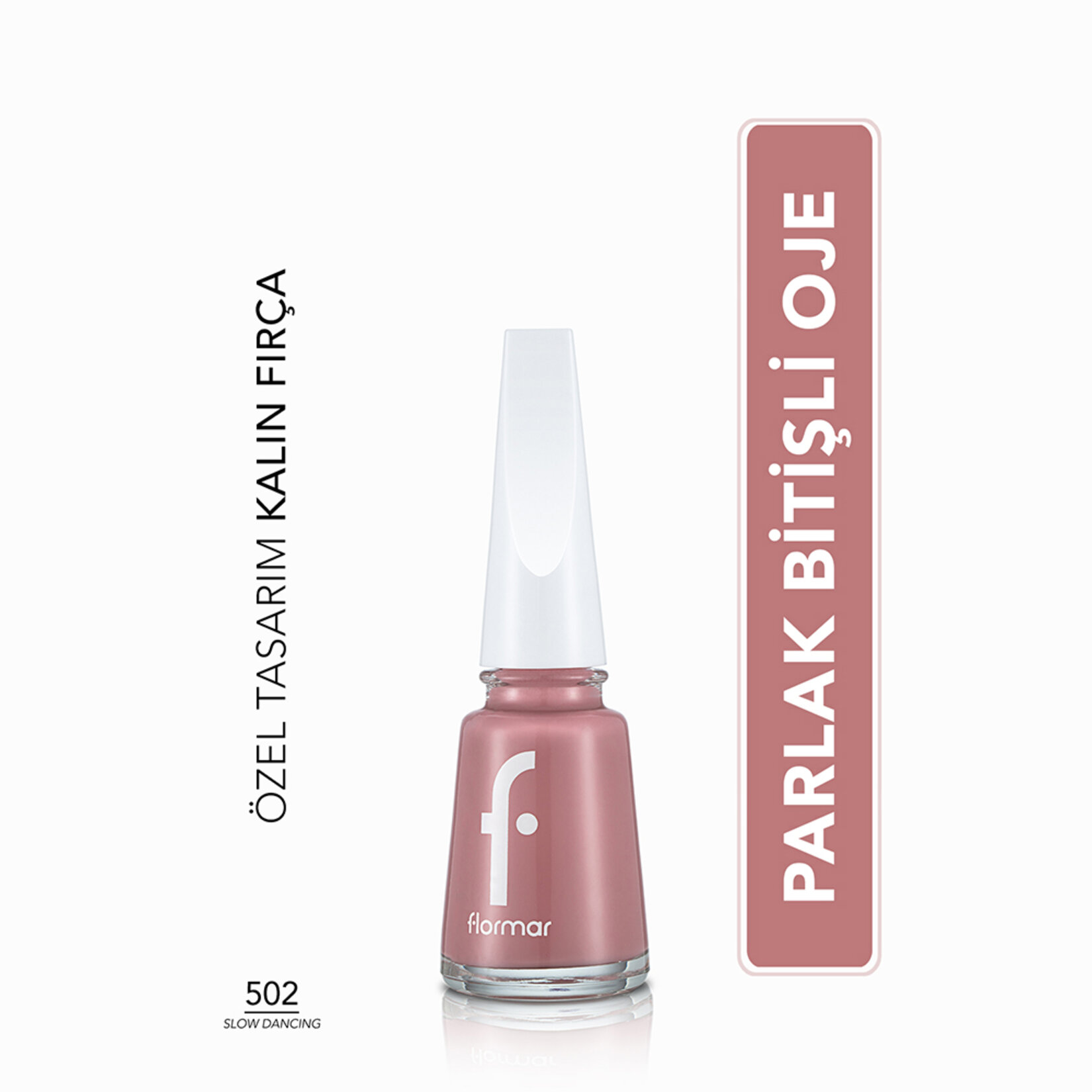Flormar Nail Enamel Uzun Süre Kalıcı Besleyici Oje - 502 Slow Dancing - Görsel 2