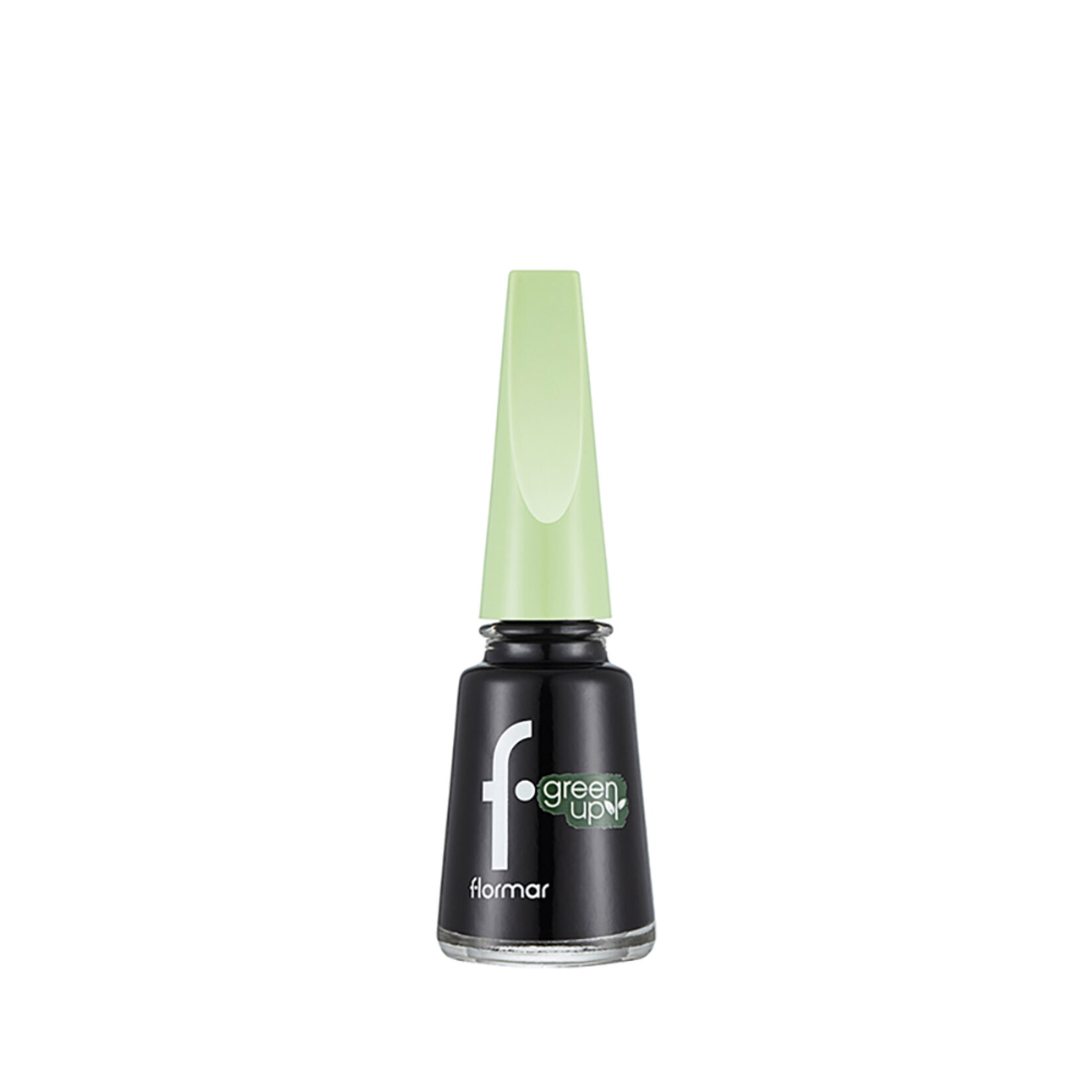 Flormar Green Up Vegan Formüllü Nefes Alabilen Oje - 015 Blackest Black - Görsel 1