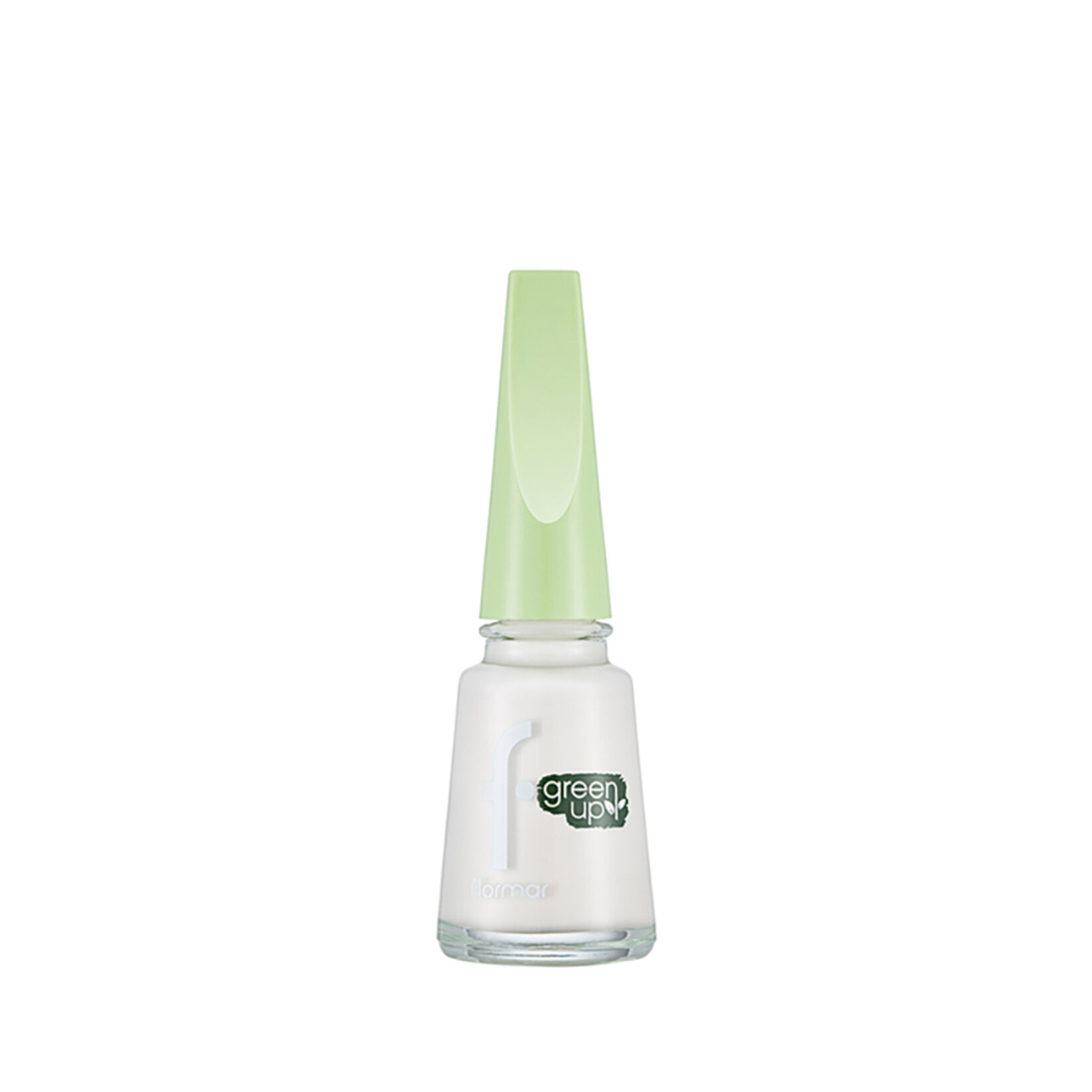 Flormar Green Up Vegan Formüllü Nefes Alabilen Oje - 002 White Hydrangea - Görsel 1