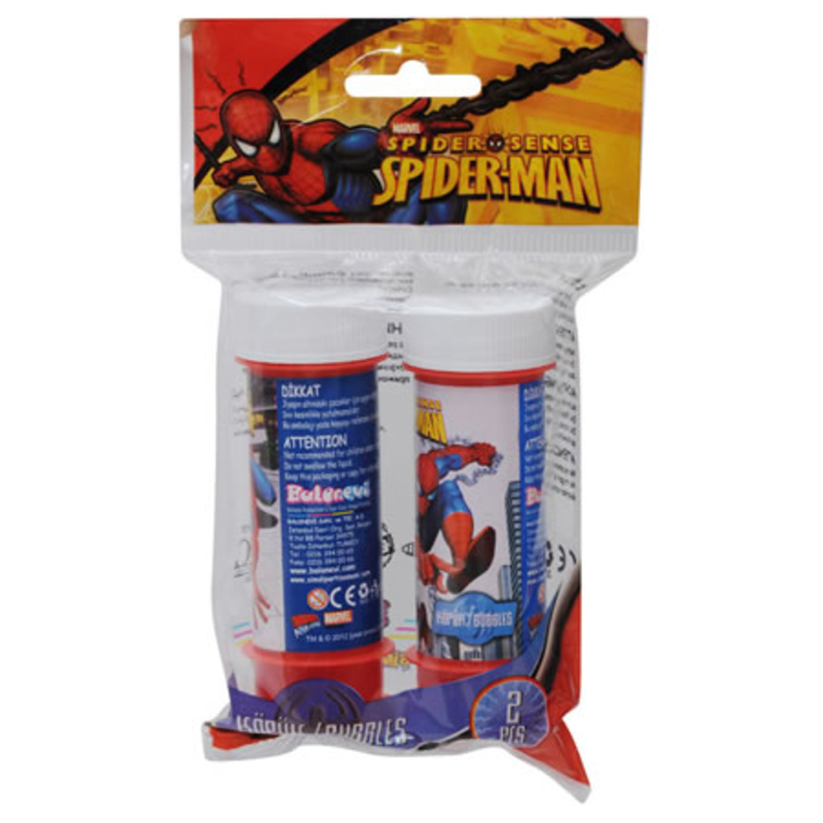 Spider Man Poşet Köpük 2'Li