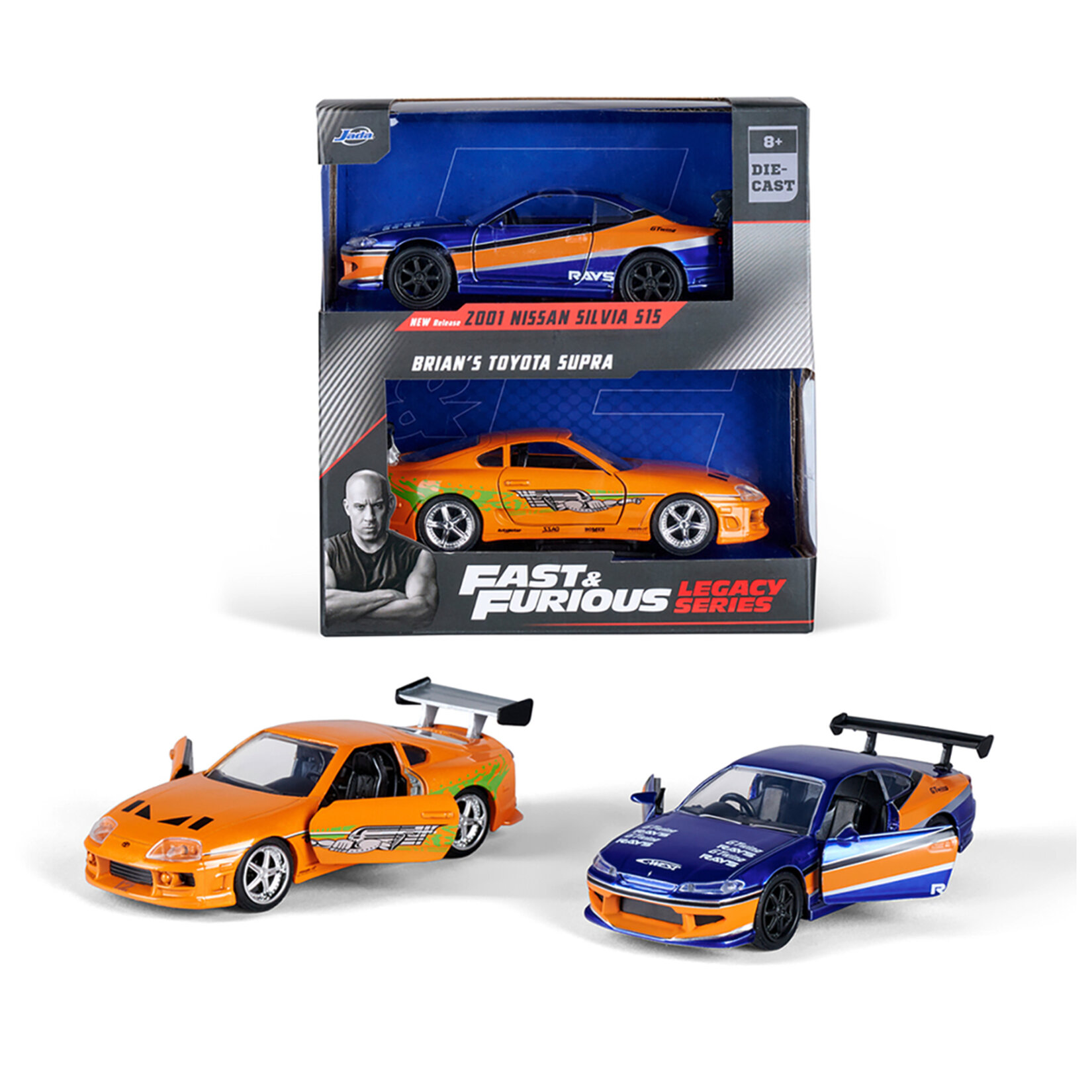 Jada Hızlı & Öfkeli 2'li Paket Nissan Silvia Toyota