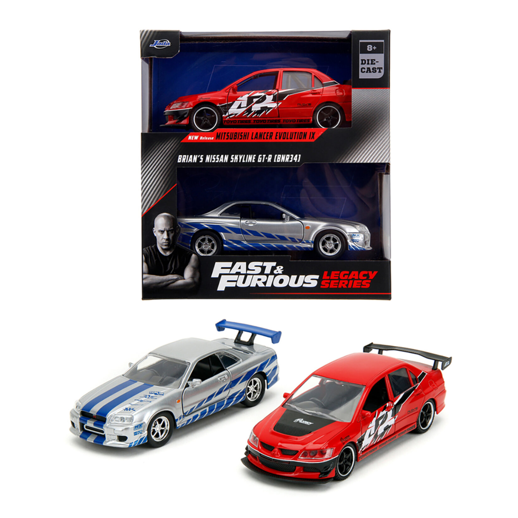 Jada Hızlı & Öfkeli 2'li Paket Mitsubishi-Nissan