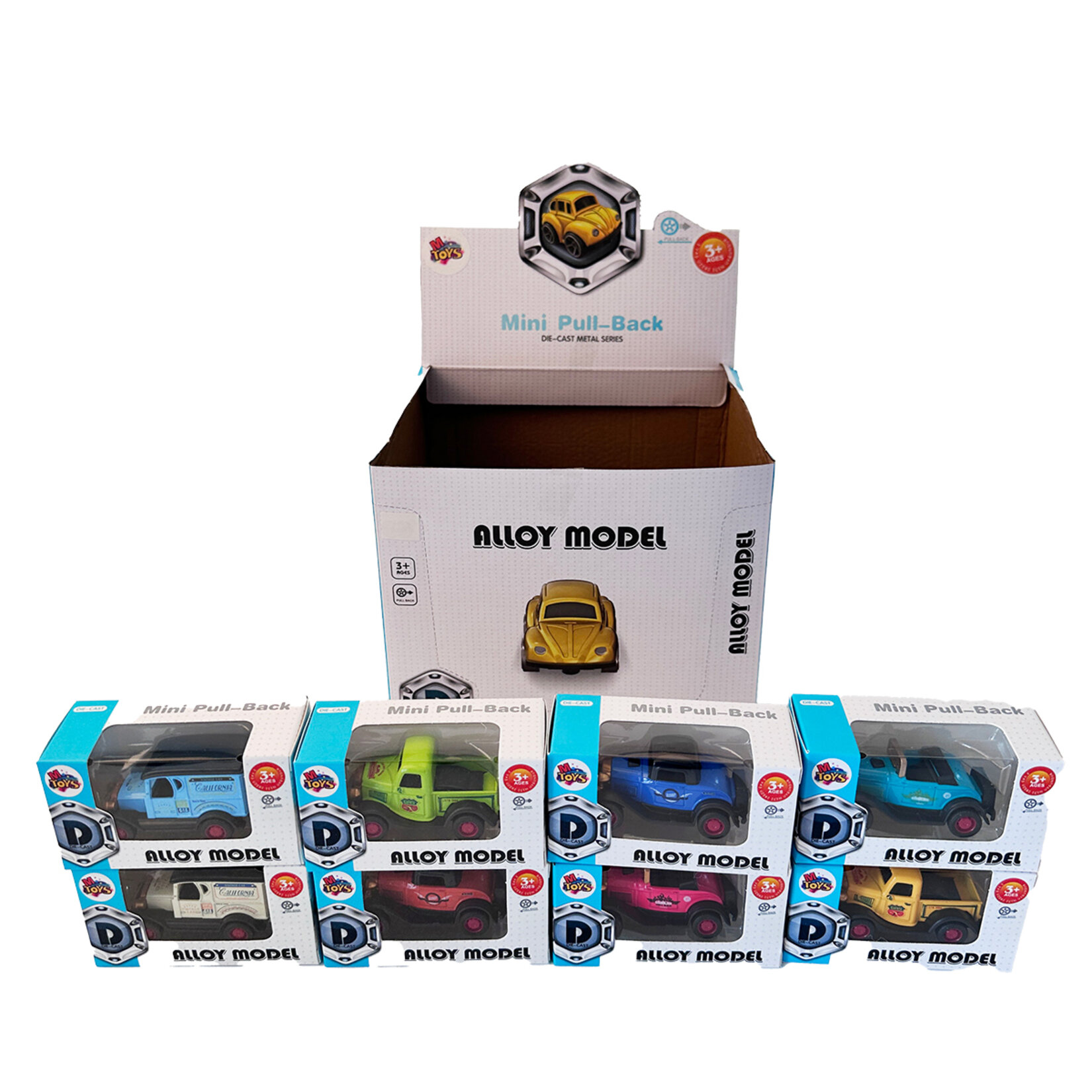 Mtoys Çek Bırak Döküm Araba (2929-10771)