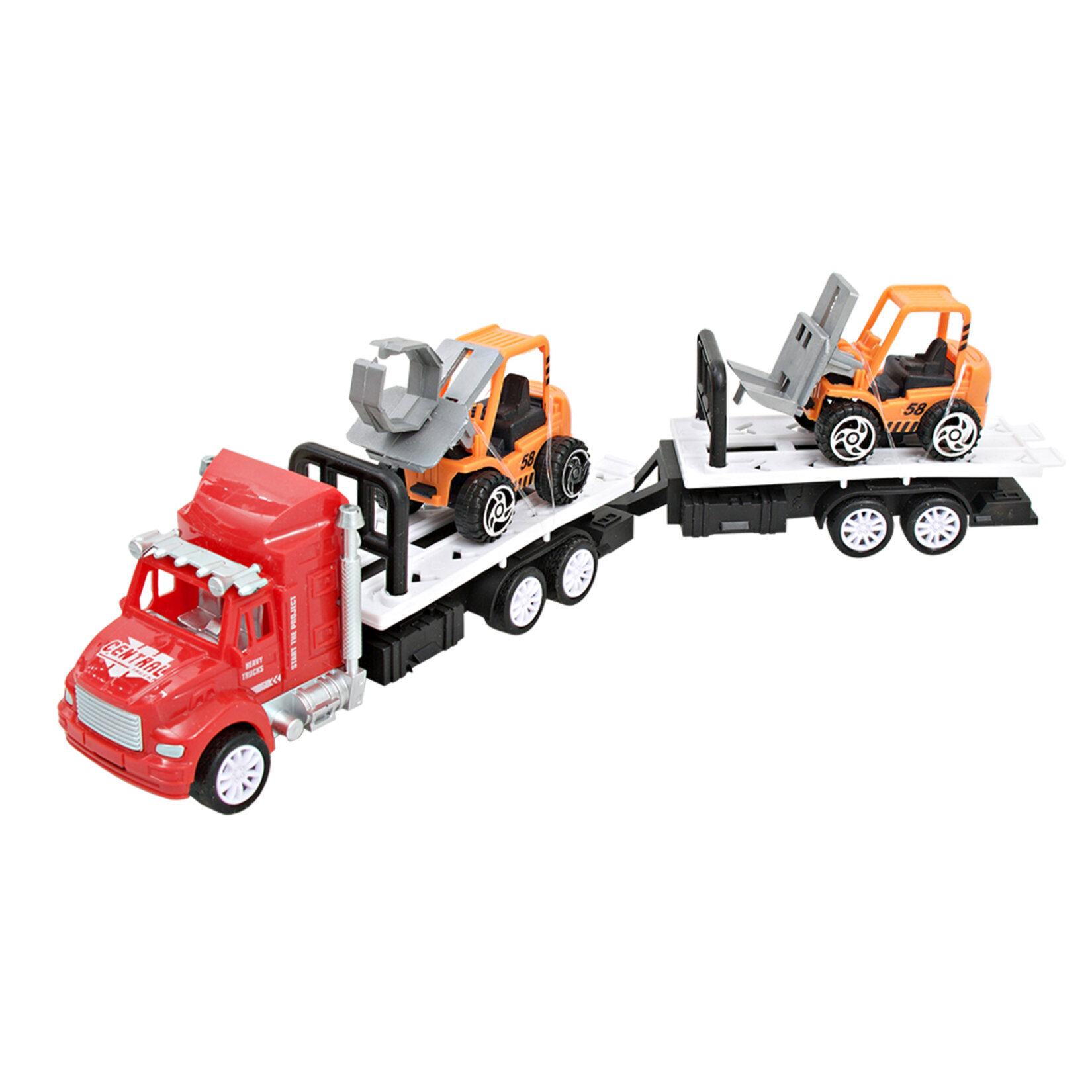 Citycode Sürtmeli Römorklu Tır 2 Adet İş Makinesi - Görsel 5