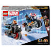 Lego Marvel Black Widow Ve Kaptan Amerika Motosiklet - Görsel 1