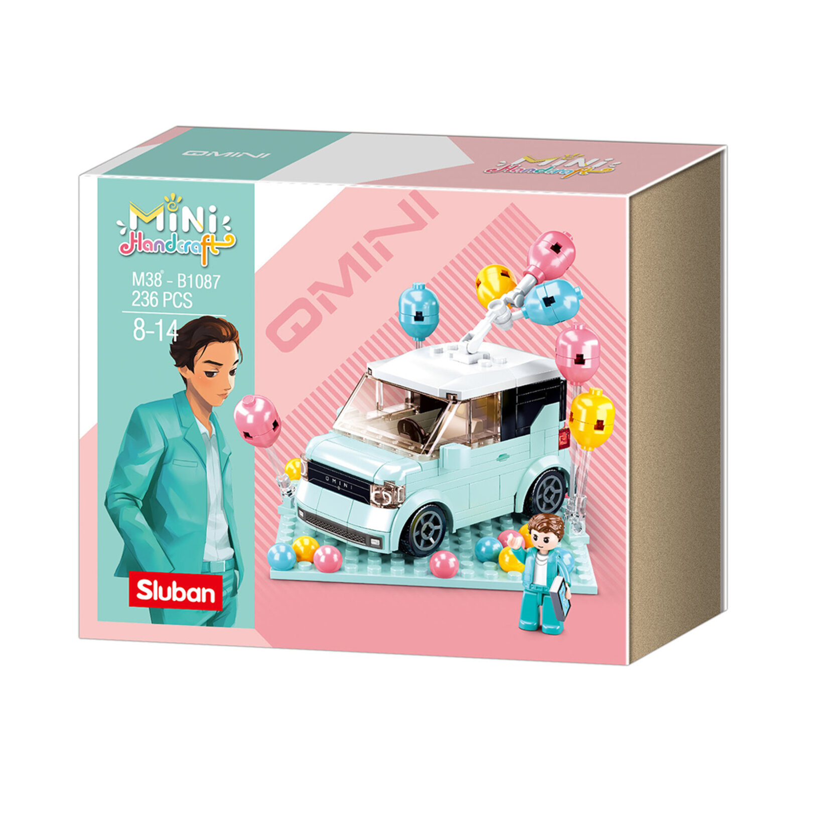 Sluban Mini Handcraft Party Car Mavi