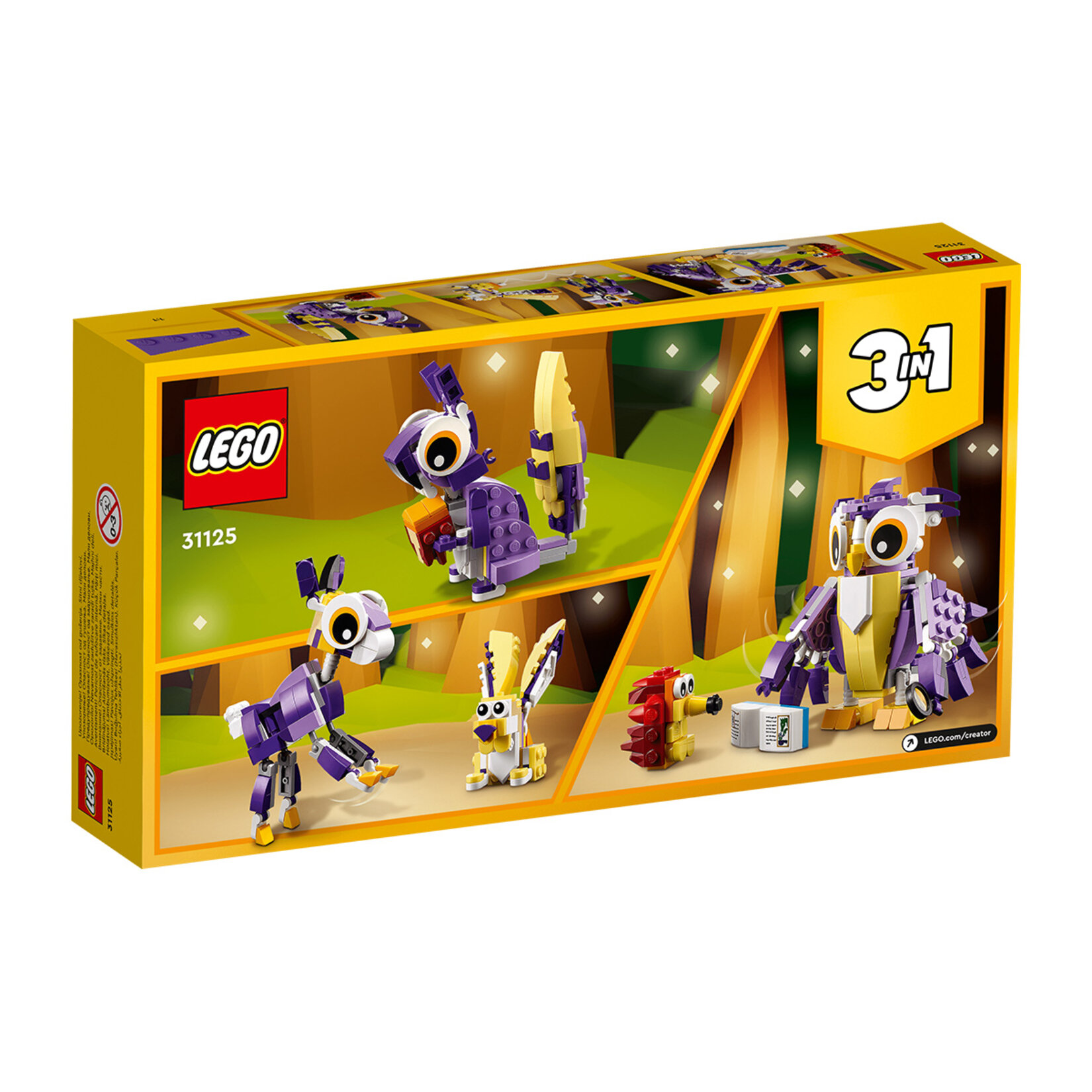 Lego Creator 31125 Fantastik Orman Yaratıkları - Migros