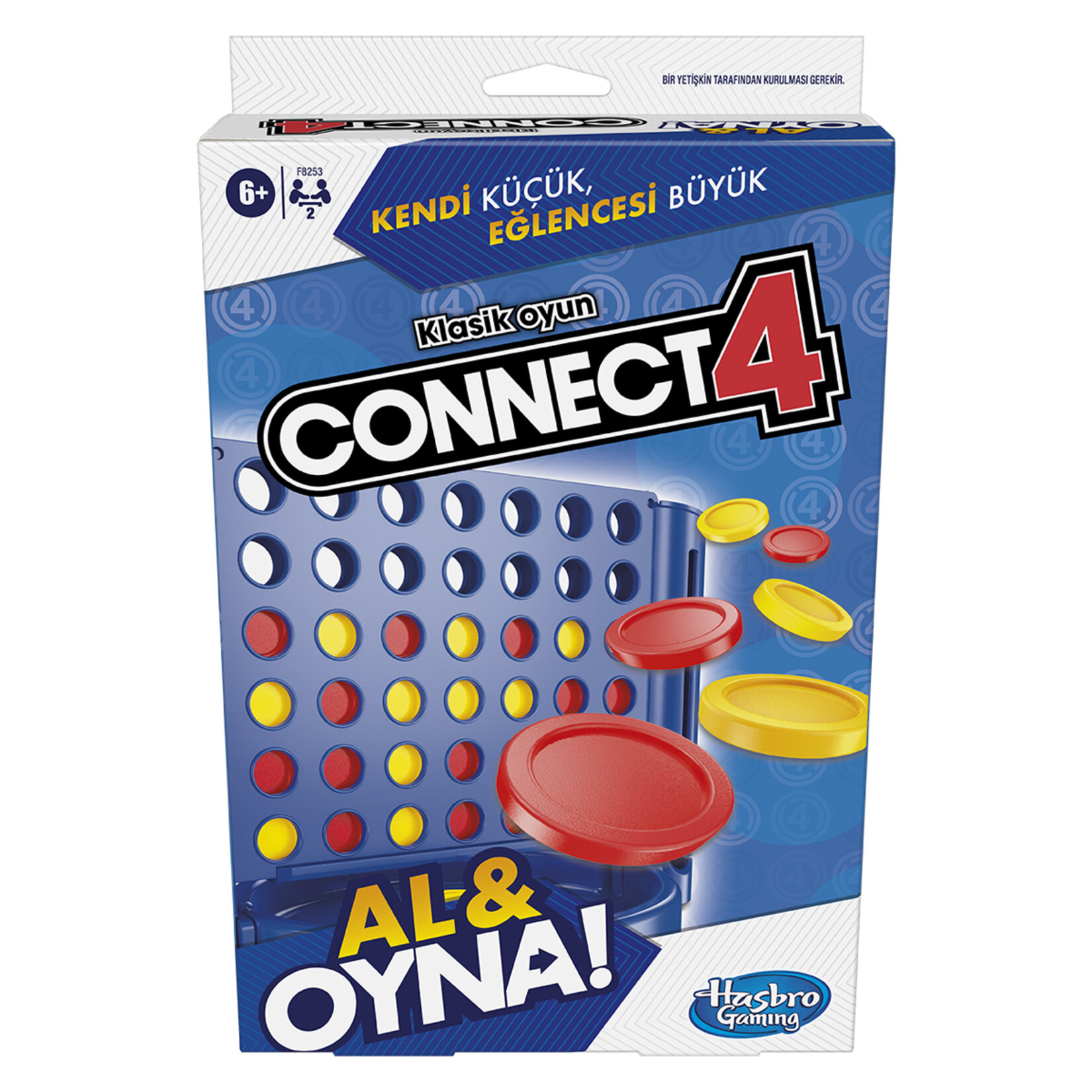 Hasbro Connect 4 Al & Oyna Kutu Oyunu