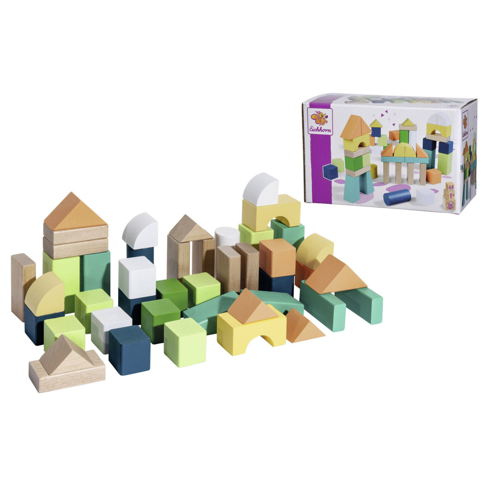 Simba Eichhorn Ahşap Bloklar 44 Parça 25-30Mm