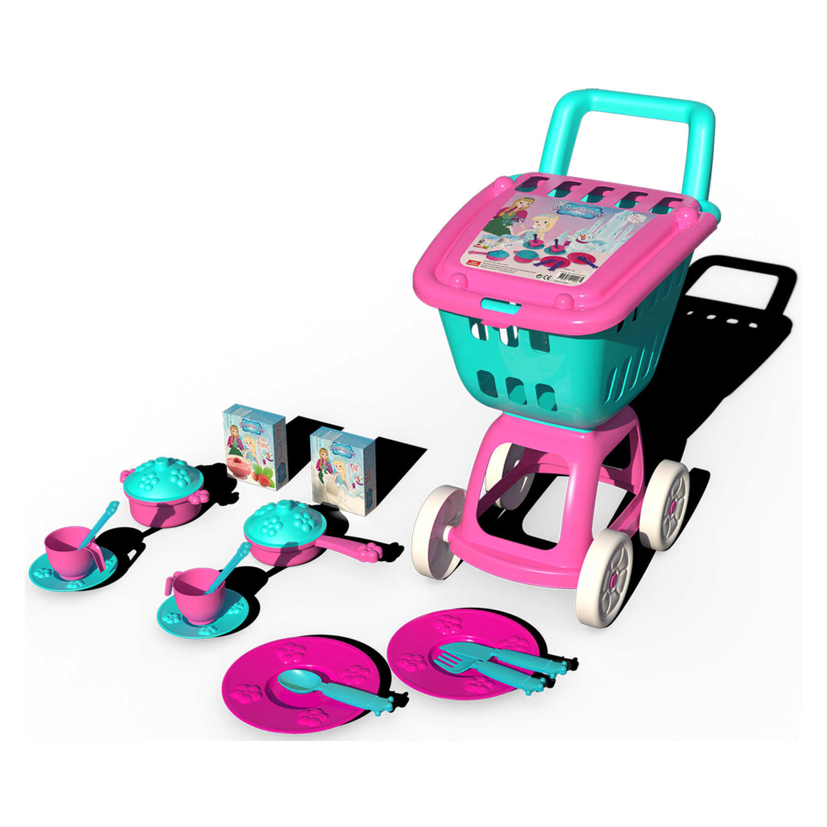 Buzlar Ülkesi Market Arabası 48 Cm - Görsel 2