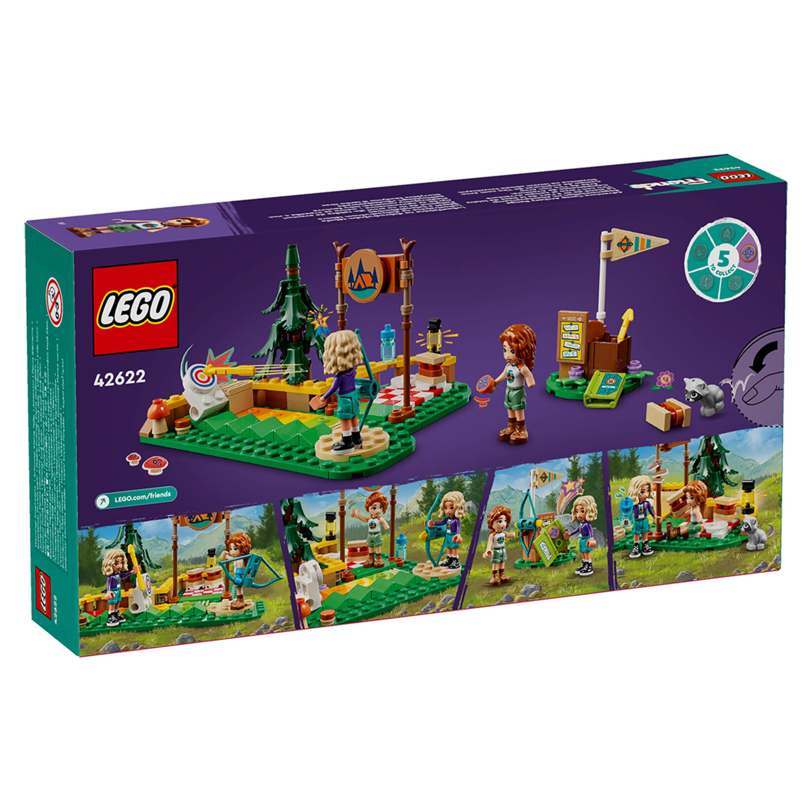 Lego Friends 42622 Macera Kampı Okçuluk Alanı Oyun - Görsel 2