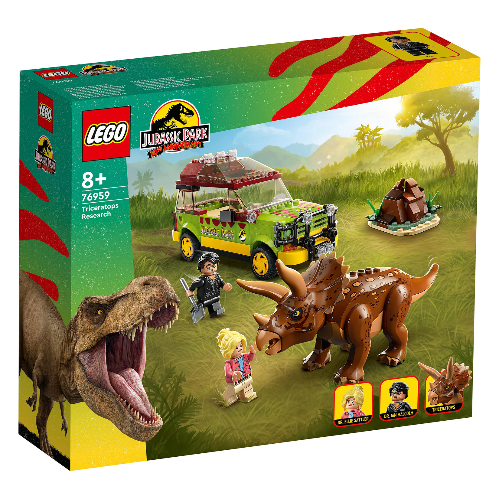 Lego® Jurassic 76959 Triceratops Araması 8+ Yaş - Görsel 1